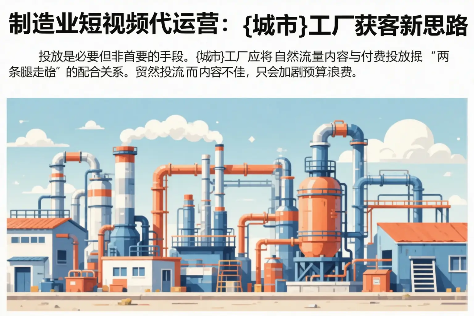 制造业短视频代运营:凤翔工厂获客新思路
